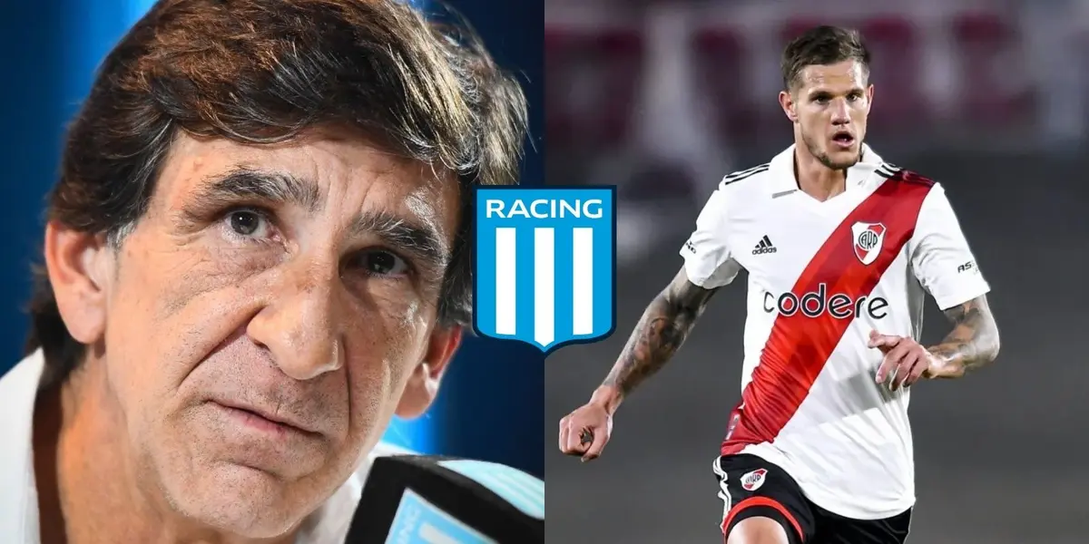 Costas sigue presionando para que la dirigencia repatrie a Zuculini y juegue con la casaca de Racing