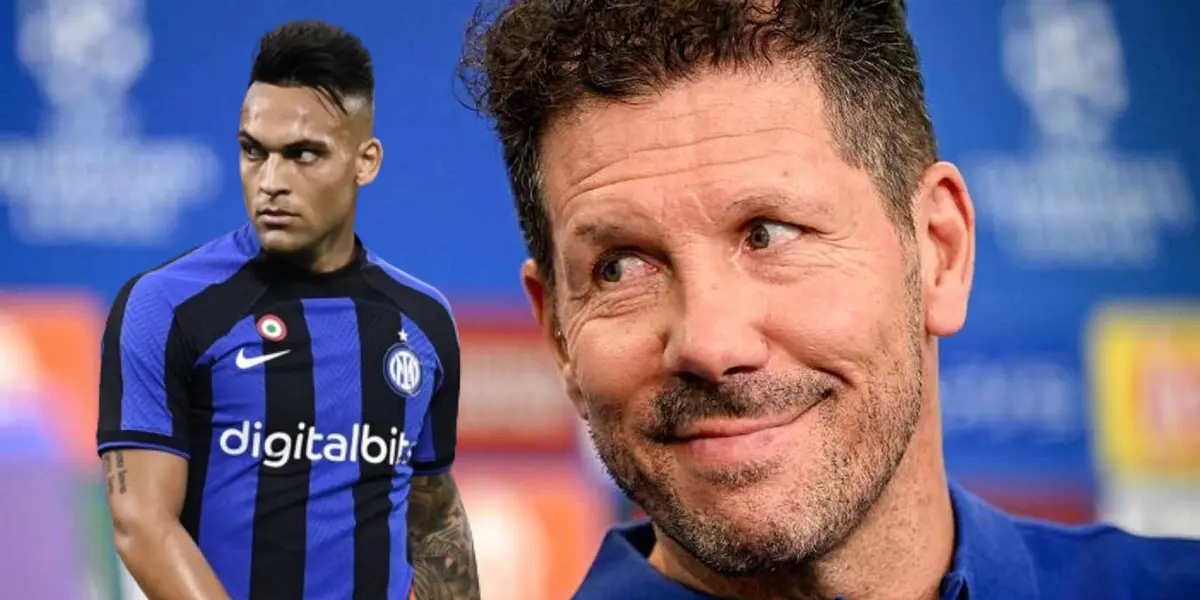 Diego Simeone se pronuncio sobre contratacion de Lautaro Martínez.