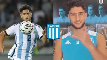 El central ya se sumó al plantel de Racing
