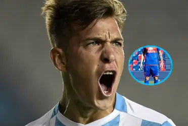 El delantero argentino dejó a la Academia y ya se vistió con los colores de su nuevo club.