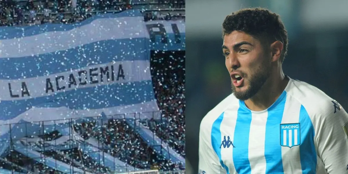El delantero no está atravesando su mejor momento en Racing y se encuentra en la mira de los hinchas.