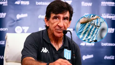 El DT quedó preocupado por uno de sus jugadores.