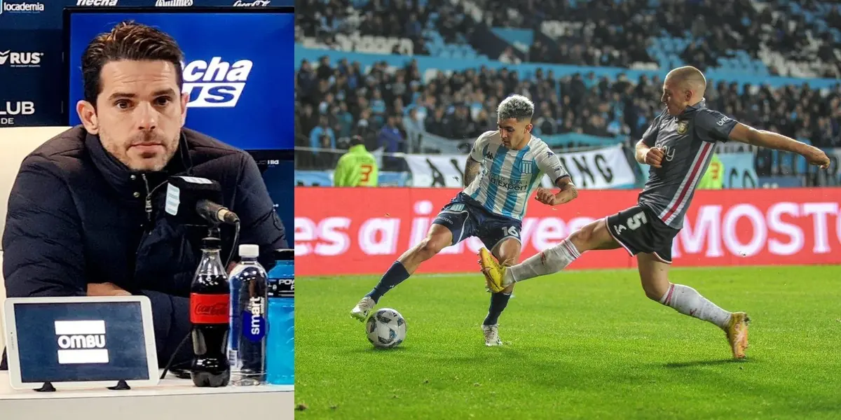 El entrenador de la Academia habló en conferencia de prensa tras ganarle al Pincha