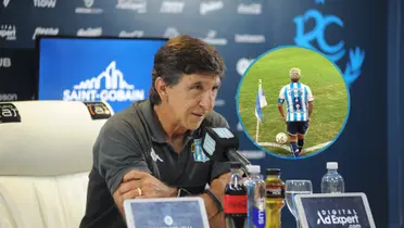 El entrenador de Racing está preocupado por la condición de Juanfer