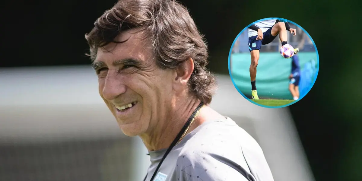 El entrenador de Racing podría meter otro cambio en el equipo