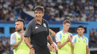 El entrenador de Racing quedó preocupado por un jugador del plantel.