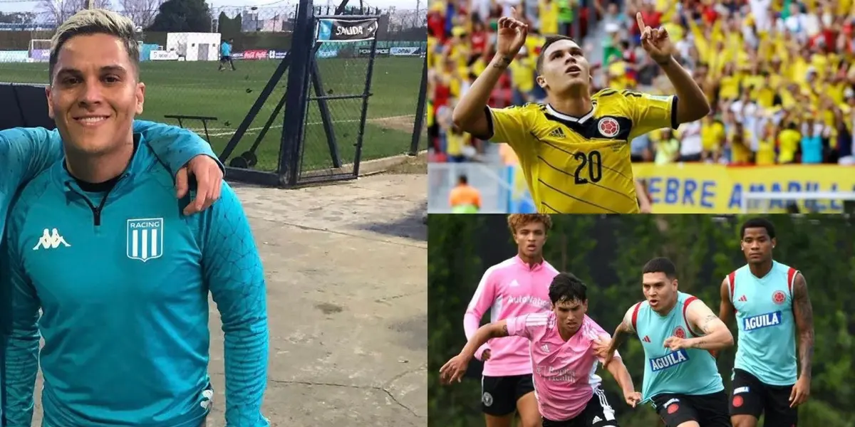 El entrenador de Racing ya viene probando al volante colombiano en diferentes puestos.