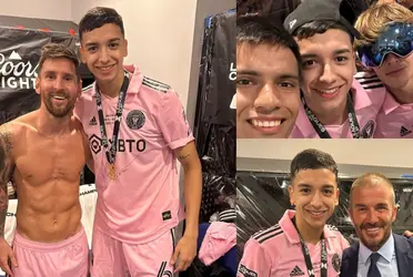 El ex-defensor de la Academia levantó su primer título con Lionel Messi.