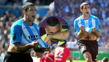 El ex jugador de Racing fue un héroe contra Independiente en el pasado