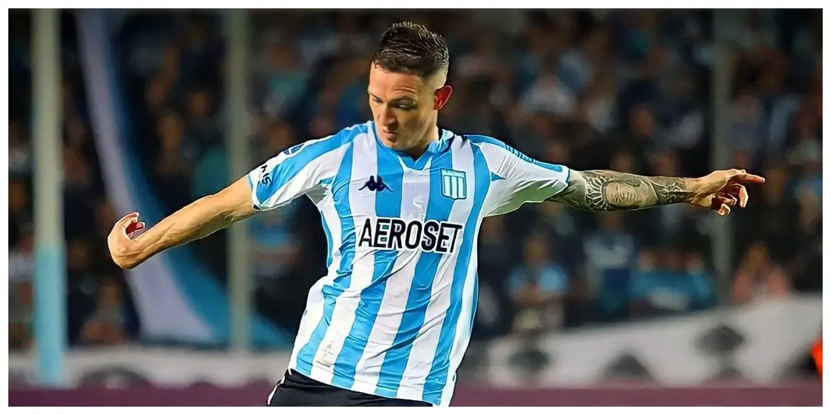 El jugador de Racing llamó mucho la atenció por el gran nivel que viene mostrando.