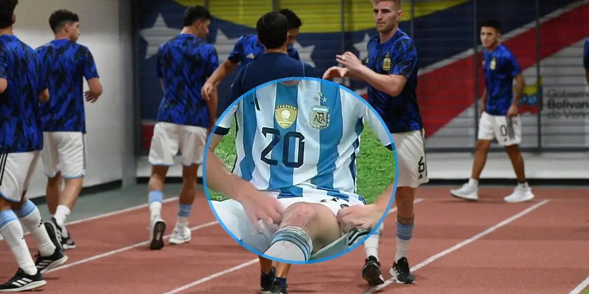 El jugador tuvo que salir durante el partido en juego