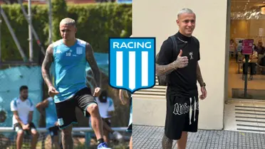 El nuevo jugador de Racing ya se encuentra trabajando con el plantel.
