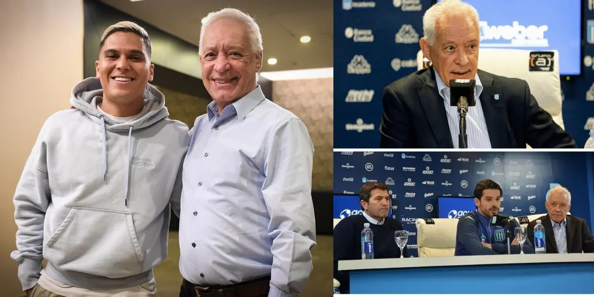 El presidente de Racing dio una charla sobre el presente del club