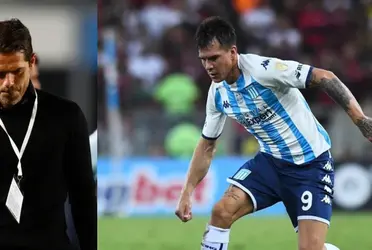 El técnico de Racing contestó porque utilizó a Reniero en vez de Maximiliano Romero.