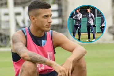 El volante habló tras volver a jugar con la camiseta de Racing.