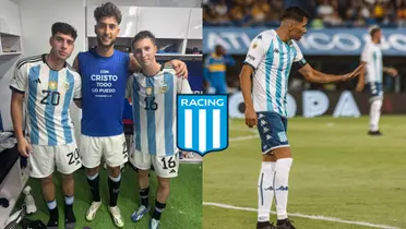 El volante tuvo un gran gesto con el defensor de Racing.