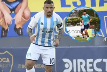 El volante volverá a concentra para un partido del plantel profesional.