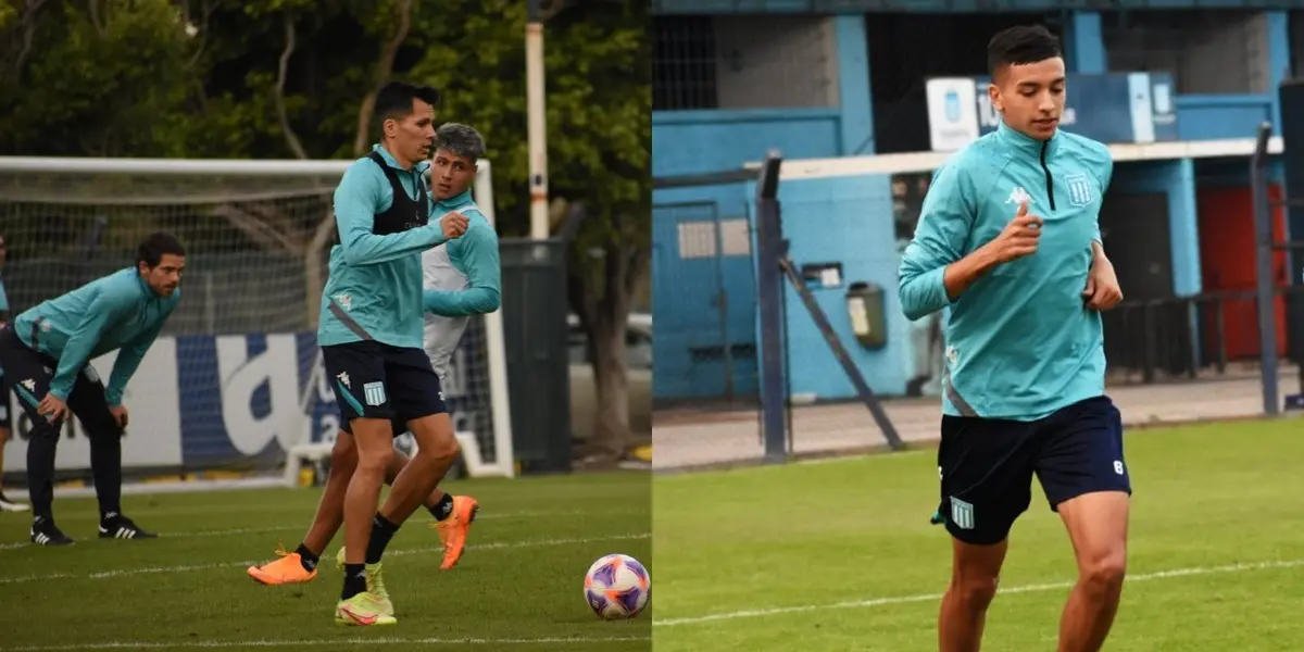Pintita dirigió el último entrenamiento del equipo antes de jugar contra Banfield