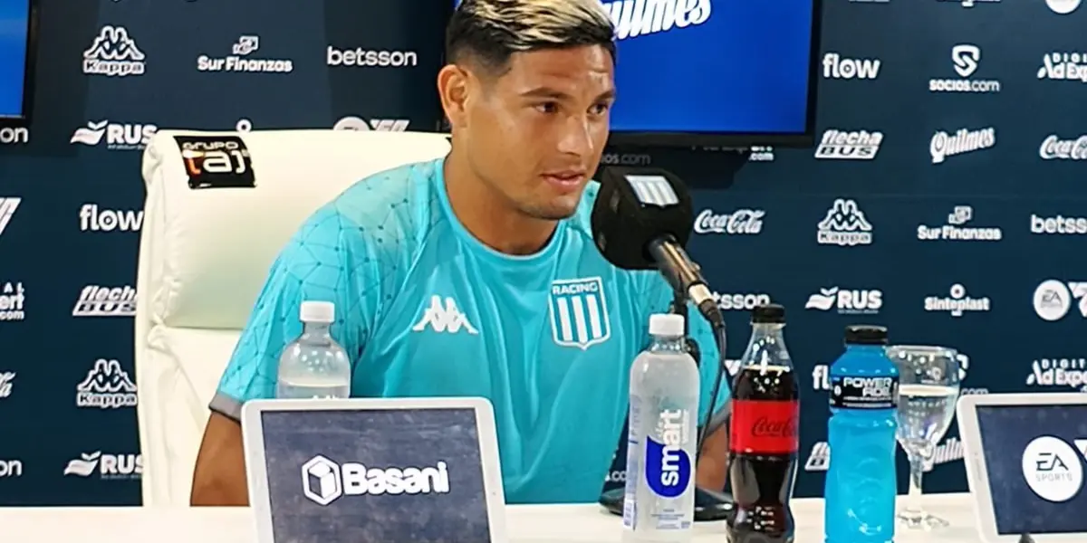 Salas se comparó con un ex jugador de Racing