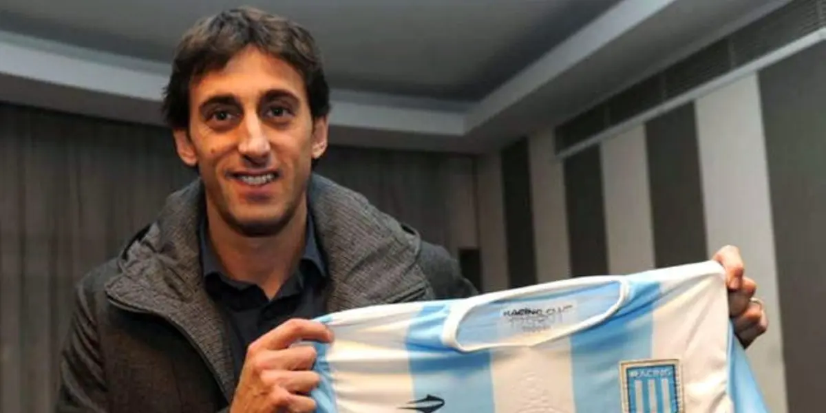 Se cumplen nueve años del regreso de Diego Milito a Racing
