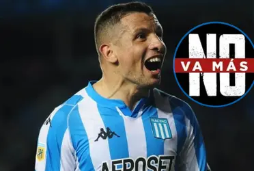 Vecchio decidió dejar de ser jugador de Racing e irse por la puesta de atrás